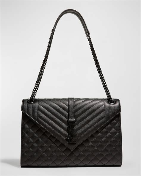 ysl grain de poudre|ysl tri quilt envelope bag.